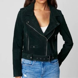 Blank NYC Black Suede Moto Jacket